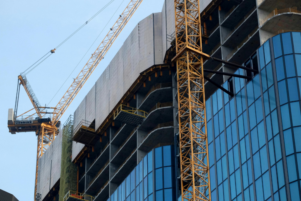 Construction site representing business growth, equipment investment and commercial finance solutions.